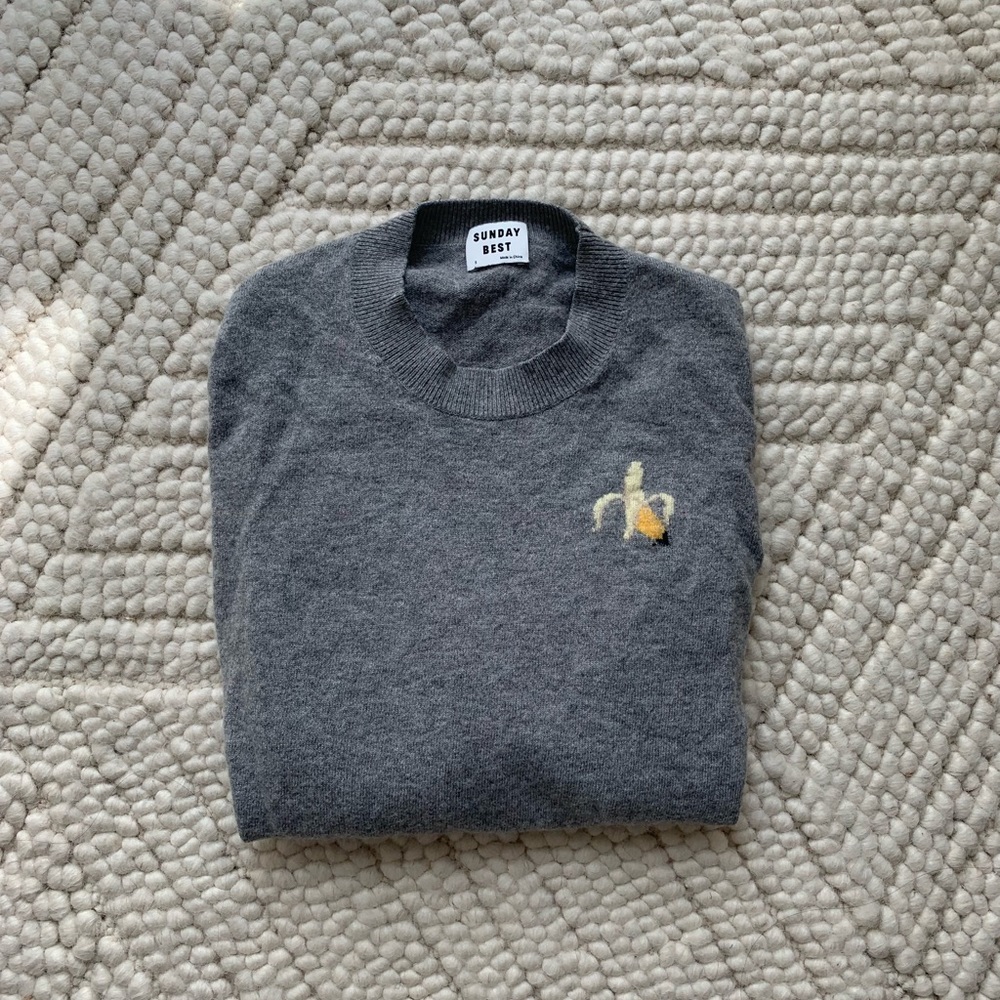 Aritzia Sunday Best Banana Sweater